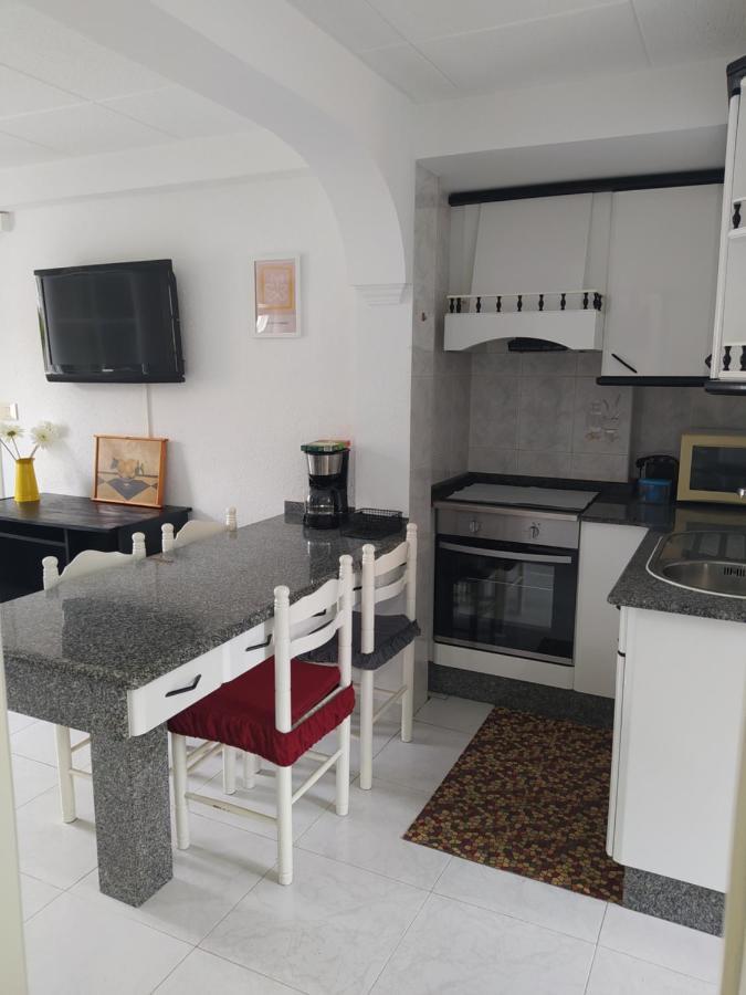 Apartamento en primera línea de playa Laxe Exterior foto